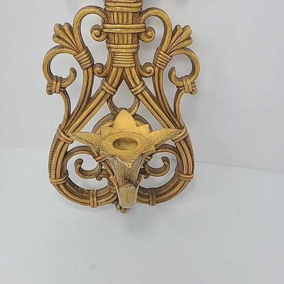 Vintage Dart Ind. Wall Hanging Sconce Candle Holder # 4197 Plastic USA MCM - Picture 2 of 6